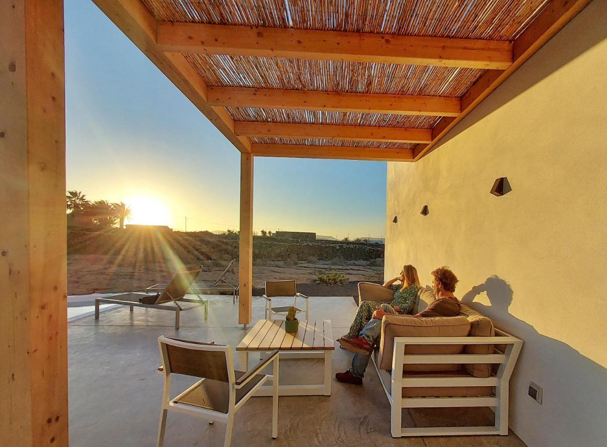 Villa Tabaiba En Lajares Con Piscina Exterior foto